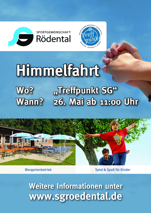 Himmelfahrt - Feier am Sportheim